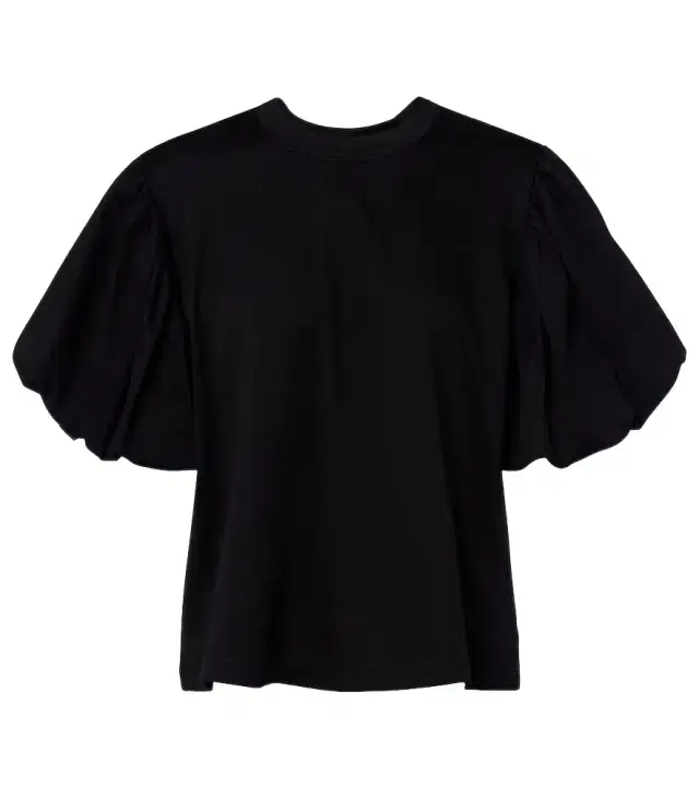 Noir Kei Ninomiya Puff-sleeve cotton jersey T-shirt