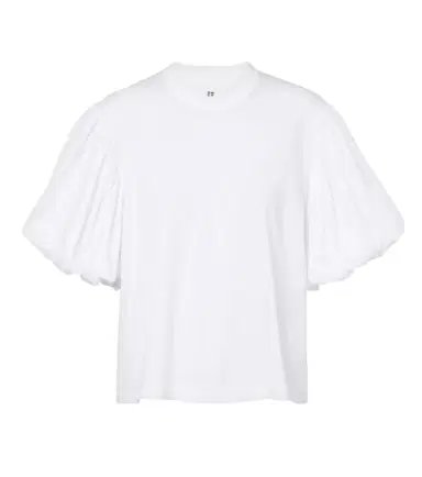 NOIR KEI NINOMIYA Puff-sleeve cotton jersey T-shirt | Thumbnail 1 NOIR KEI NINOMIYA Puff-sleeve cotton jersey T-shirt | Thumbnail 1