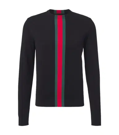Gucci Web Stripe cotton sweater | Thumbnail 1