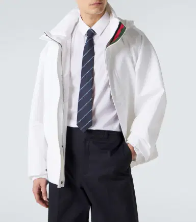 Gucci Horsebit striped silk jacquard tie | Thumbnail 3