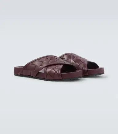 Bottega Veneta Tarik Intrecciato leather sandals | Thumbnail 2