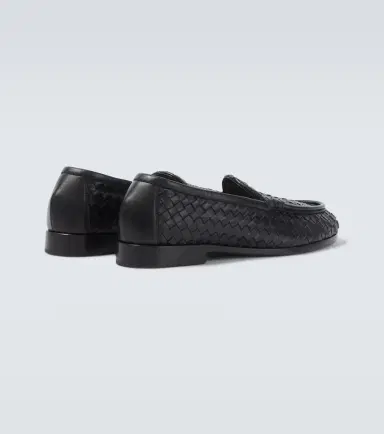 Bottega Veneta Silenzio Intrecciato leather loafers | Thumbnail 3 Bottega Veneta Silenzio Intrecciato leather loafers | Thumbnail 3