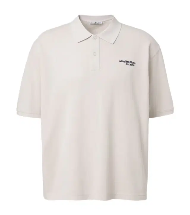 Acne Studios Distressed logo cotton polo shirt