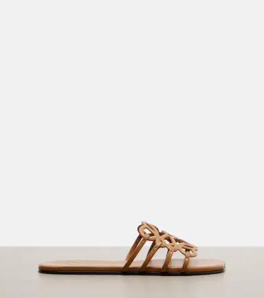 Loewe Paula's Ibiza Petal Anagram leather slides | Thumbnail 2 Loewe Paula's Ibiza Petal Anagram leather slides | Thumbnail 2
