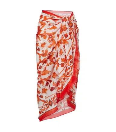 Dolce & Gabbana Majolica cotton beach cover-up | Thumbnail 1