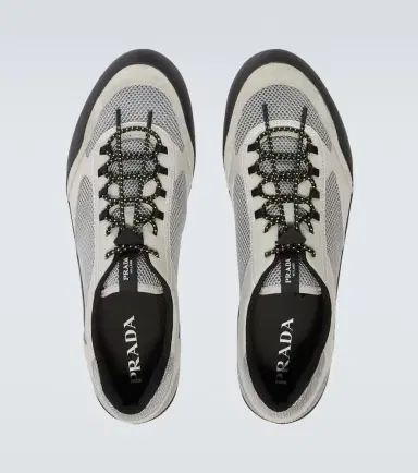 Prada Speedrock leather-trimmed sneakers | Thumbnail 2 Prada Speedrock leather-trimmed sneakers | Thumbnail 2