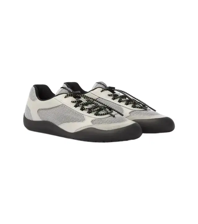 Prada Speedrock leather-trimmed sneakers