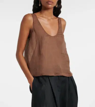 LESET Niko ramie tank top | Thumbnail 3