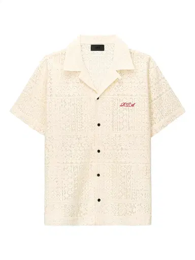 RTA Men's Chaparral Nathan Cotton-Blend Oversized Camp Shirt - Sand - Size XXL | Thumbnail 1