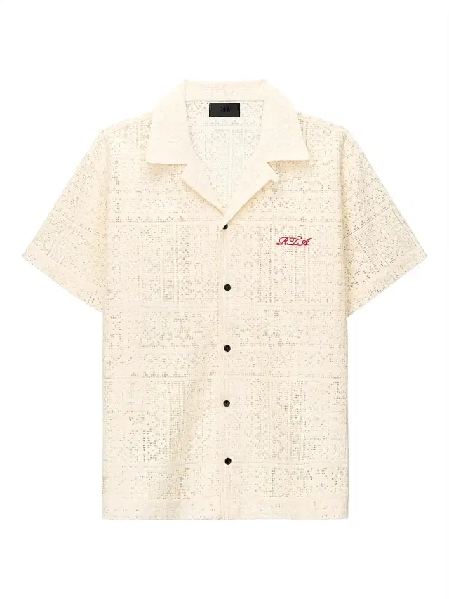 Men's Chaparral Nathan Cotton-Blend Oversized Camp Shirt - Sand