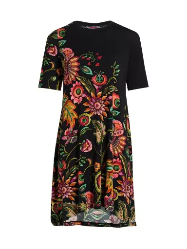 Johnny Was Women's The Janie Valley Of The Fleurs Print Dress - Valley Of The Fleurs - Size XL | Thumbnail 1 Johnny Was Women's The Janie Valley Of The Fleurs Print Dress - Valley Of The Fleurs - Size XL | Thumbnail 1