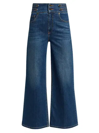 Ramy Brook Women's Liv Wide-Leg Crop Jeans | Thumbnail 1 Ramy Brook Women's Liv Wide-Leg Crop Jeans | Thumbnail 1