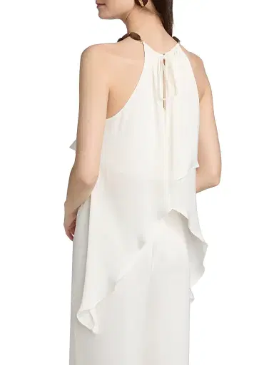Ramy Brook Women's Ayla Beaded Halterneck Handkerchief Top - Ivory - Size XXL | Thumbnail 5 Ramy Brook Women's Ayla Beaded Halterneck Handkerchief Top - Ivory - Size XXL | Thumbnail 5