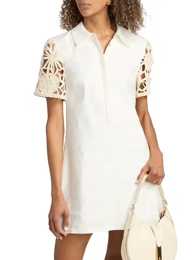 Ramy Brook Women's Celine Linen-Blend Minidress | Thumbnail 3 Ramy Brook Women's Celine Linen-Blend Minidress | Thumbnail 3