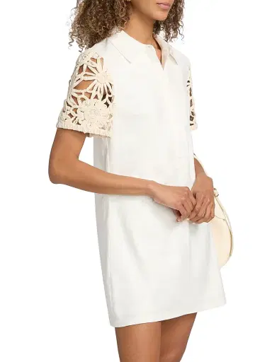 Ramy Brook Women's Celine Linen-Blend Minidress | Thumbnail 4 Ramy Brook Women's Celine Linen-Blend Minidress | Thumbnail 4
