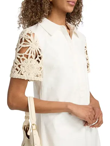 Ramy Brook Women's Celine Linen-Blend Minidress | Thumbnail 6 Ramy Brook Women's Celine Linen-Blend Minidress | Thumbnail 6