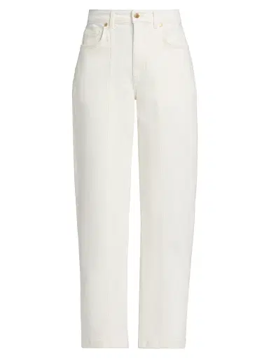 Ramy Brook Women's Nadia Straight-Leg Jeans - White - Size 31 | Thumbnail 1 Ramy Brook Women's Nadia Straight-Leg Jeans - White - Size 31 | Thumbnail 1