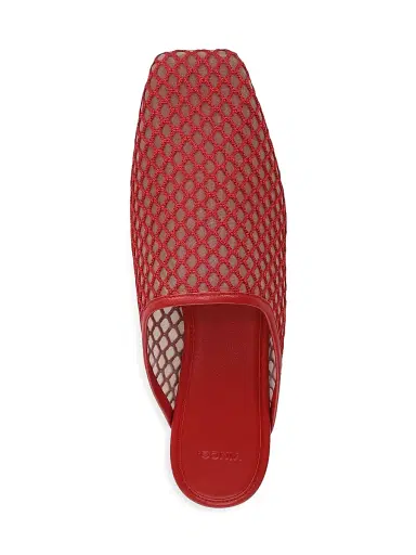 Vince Women's Dakota Mesh Mules - Rouge Red - Size 11 | Thumbnail 4 Vince Women's Dakota Mesh Mules - Rouge Red - Size 11 | Thumbnail 4