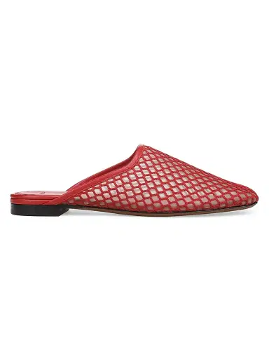 Vince Women's Dakota Mesh Mules - Rouge Red - Size 11 | Thumbnail 1 Vince Women's Dakota Mesh Mules - Rouge Red - Size 11 | Thumbnail 1