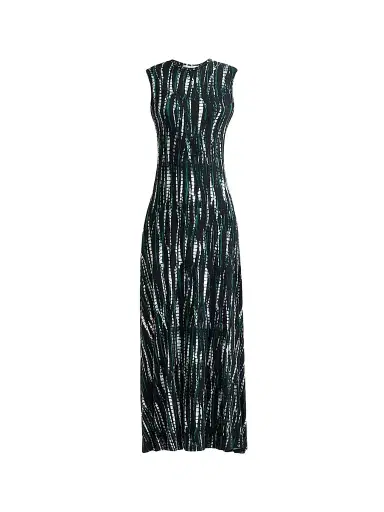 Proenza Schouler White Label Women's Jordyn Marl Jersey Midi-Dress - Black Multi | Thumbnail 1