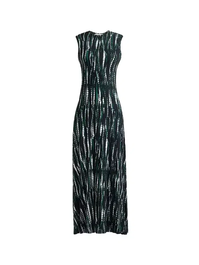 Proenza Schouler White Label Women's Jordyn Marl Jersey Midi-Dress - Black Multi