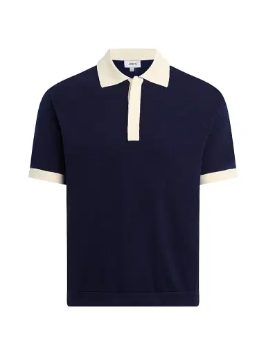 Joe's Jeans Men's Club Cotton Polo Shirt - Baritone Blue - Size XXL | Thumbnail 1