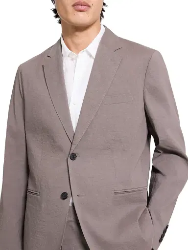 Theory Men's Notch-Lapel Linen-Blend Blazer - Morel - Size 46 | Thumbnail 6 Theory Men's Notch-Lapel Linen-Blend Blazer - Morel - Size 46 | Thumbnail 6