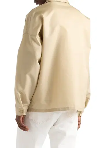 Prada Men's Re-Nylon Jacket - Beige Khaki - Size Large | Thumbnail 4