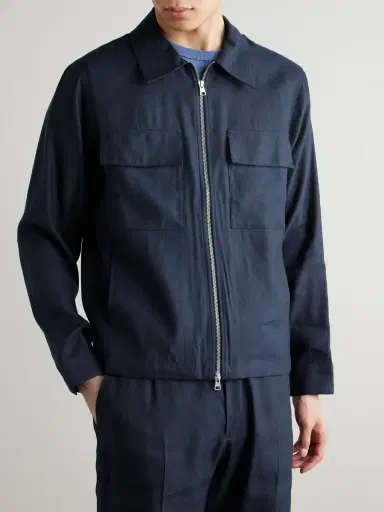 NN07 Alban 1808 LENZING™ ECOVERO™ and Linen-Blend Jacket | Thumbnail 3 NN07 Alban 1808 LENZING™ ECOVERO™ and Linen-Blend Jacket | Thumbnail 3
