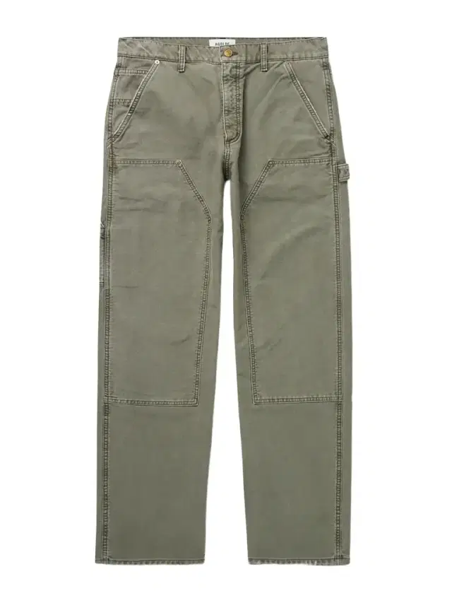 AGOLDE Layton Straight-Leg Cotton-Canvas Trousers