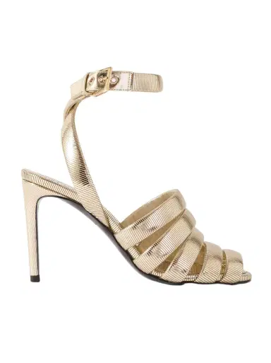 Alaïa Metallic leather sandals | Thumbnail 1 Alaïa Metallic leather sandals | Thumbnail 1