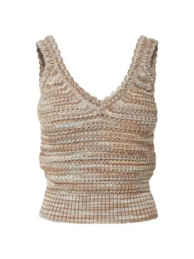 Veronica Beard Women's Selwyn Metallic Knit Tank - Beige Multi | Thumbnail 1 Veronica Beard Women's Selwyn Metallic Knit Tank - Beige Multi | Thumbnail 1