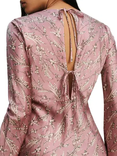 Veronica Beard Women's Gemma Floral Silk-Blend Midi-Dress - Orchid Haze Multi | Thumbnail 5 Veronica Beard Women's Gemma Floral Silk-Blend Midi-Dress - Orchid Haze Multi | Thumbnail 5