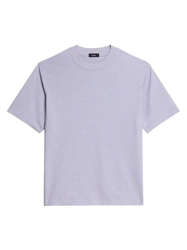 Men's Striped Relaxed-Fit T-Shirt - Gray Lilac