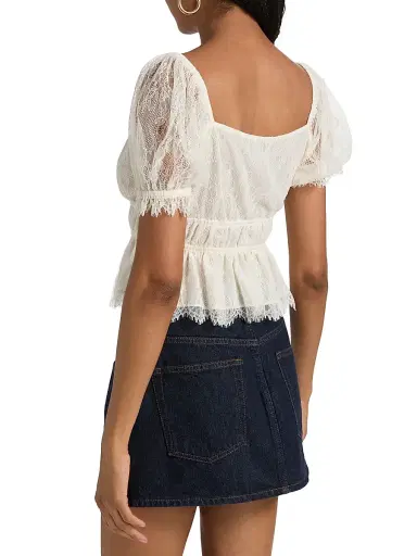 Cami NYC Women's Henrietta Lace Crop Top | Thumbnail 5 Cami NYC Women's Henrietta Lace Crop Top | Thumbnail 5