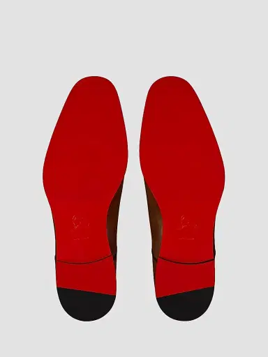 Christian Louboutin Men's Patinated Leather Derbies - Havane - Size 13 | Thumbnail 5 Christian Louboutin Men's Patinated Leather Derbies - Havane - Size 13 | Thumbnail 5
