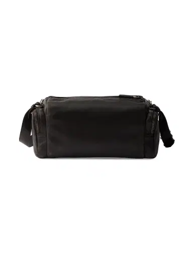 Prada Men's Distressed Nappa Leather Shoulder Bag - Brown | Thumbnail 3
