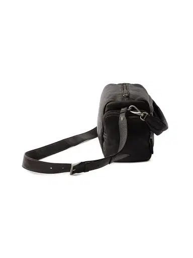 Prada Men's Distressed Nappa Leather Shoulder Bag - Brown | Thumbnail 4