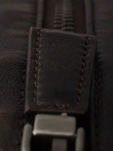 Prada Men's Distressed Nappa Leather Shoulder Bag - Brown | Thumbnail 6