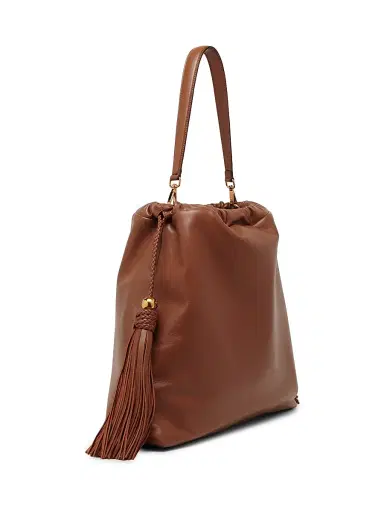 Etro Women's Kalispera Large Leather Shoulder Bag - Walnut | Thumbnail 5