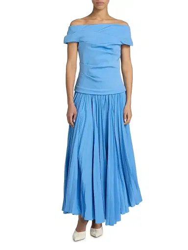 ACLER Women's Haileypark Off-The-Shoulder Drop-Waist Maxi Dress | Thumbnail 3 ACLER Women's Haileypark Off-The-Shoulder Drop-Waist Maxi Dress | Thumbnail 3