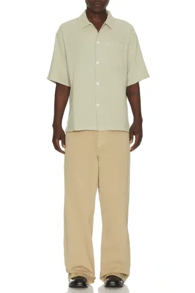 Frame Open Weave Short Sleeve Shirt | Thumbnail 3