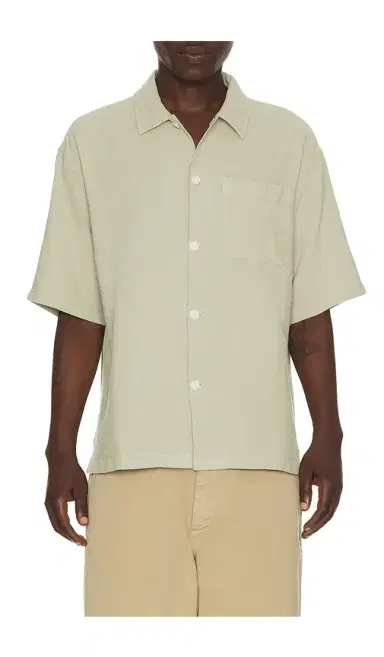 Frame Open Weave Short Sleeve Shirt | Thumbnail 5