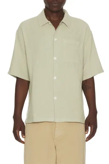 Frame Open Weave Short Sleeve Shirt | Thumbnail 1
