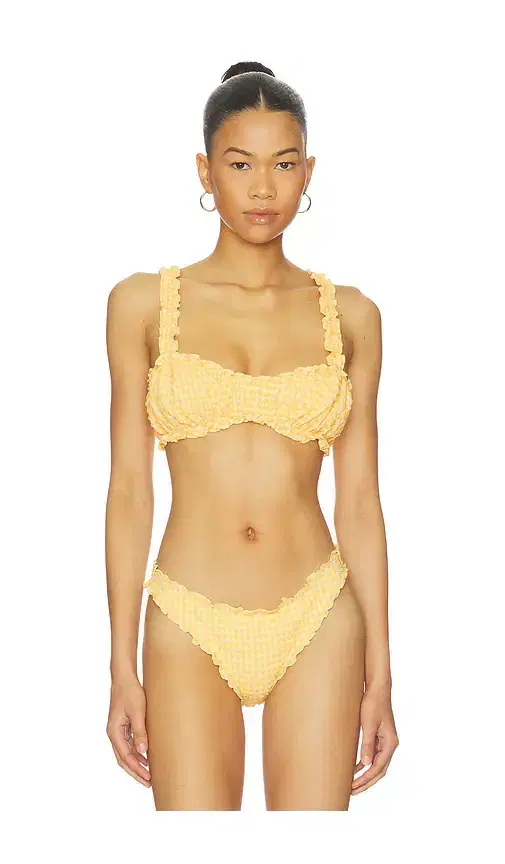 Evander Ruched Bikini Top