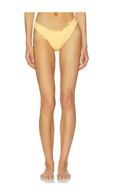Simkhai Maelie Ruched Bikini Bottom | Thumbnail 1 Simkhai Maelie Ruched Bikini Bottom | Thumbnail 1
