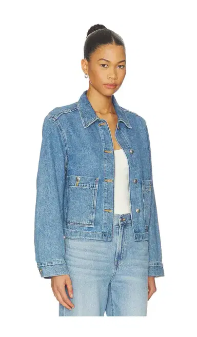 Madewell Chore Cropped Denim Jacket | Thumbnail 2