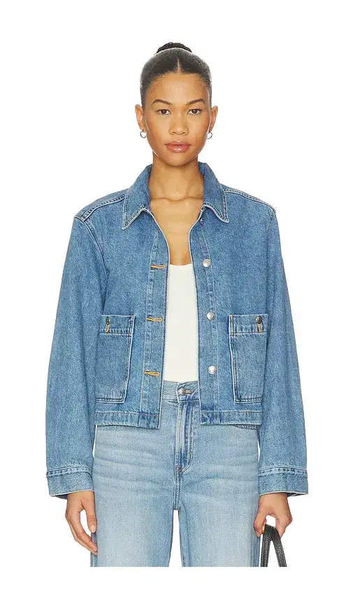 Madewell Chore Cropped Denim Jacket