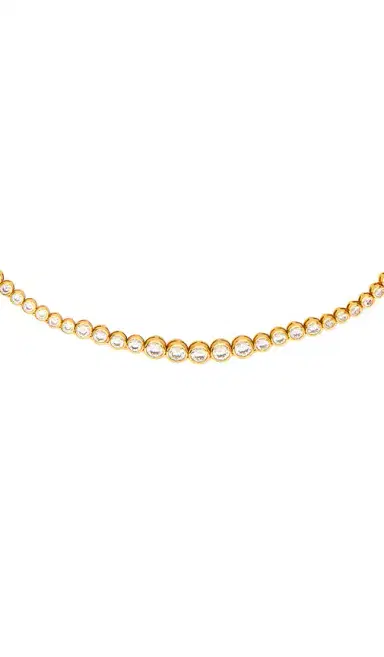 Alexa Leigh Bezel Tennis Necklace | Thumbnail 2