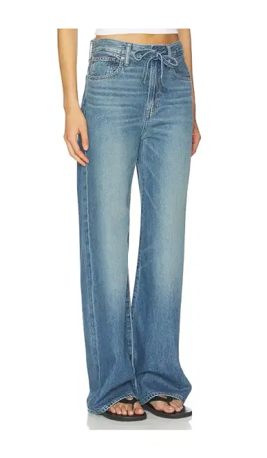 Madewell Ultimate Wide With Belt Jeans | Thumbnail 2
